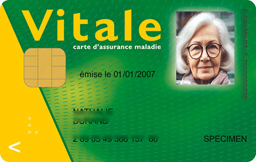 carte vitale mise à jour par la pharmacie Girot
